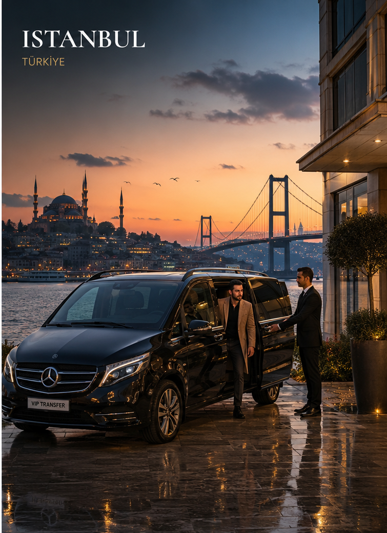VIP transfer and private chauffeur service in Istanbul, Türkiye