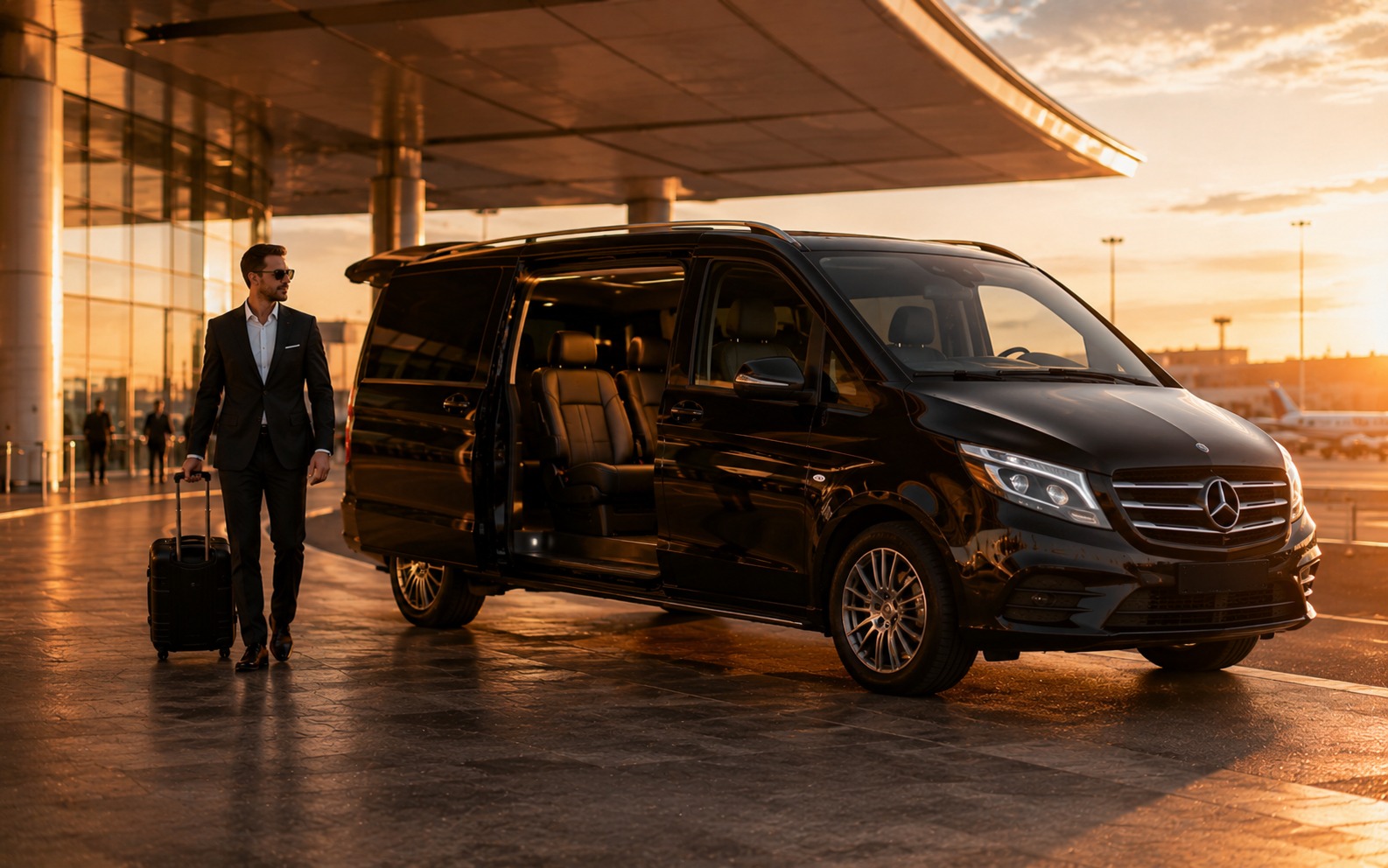 VIP Mercedes Vito private transfer vehicle